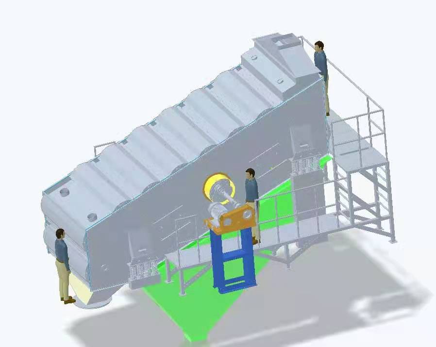 機制砂篩選布料器振動篩
