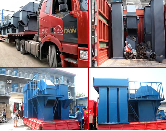 TD、D型斗式提升機發(fā)貨現(xiàn)場圖片